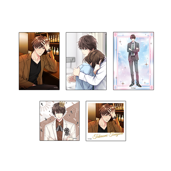 100シーンの恋+【津軽高臣】ブロマイドセット