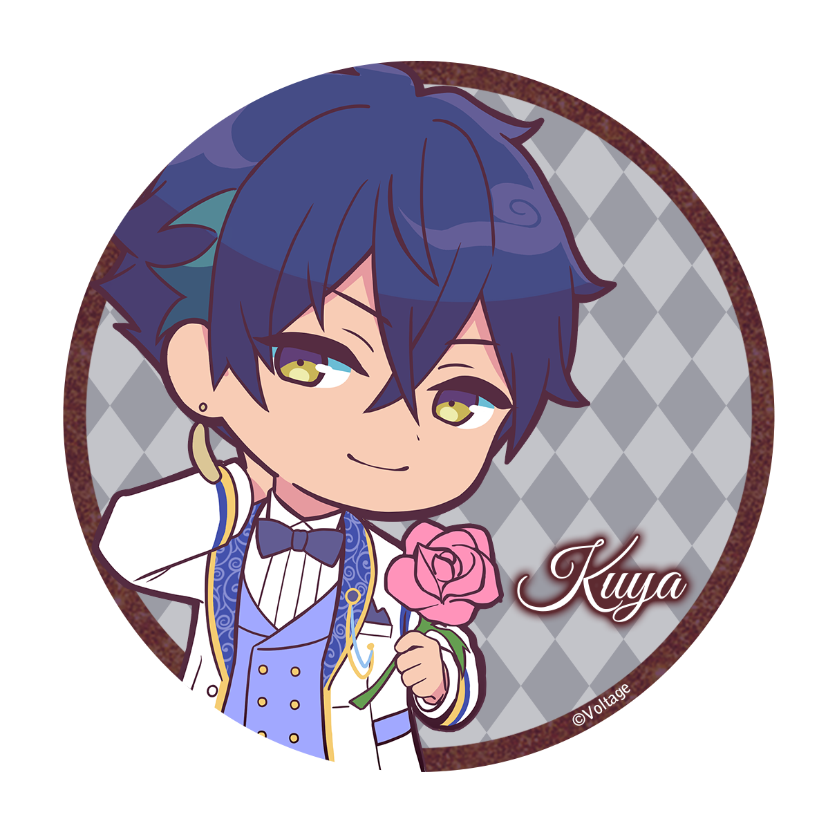 あやかし恋廻り【空耶】75mm缶バッジ(リアン1周年Ver.)