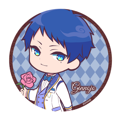 あやかし恋廻り【銀之丞】75mm缶バッジ(リアン1周年Ver.)