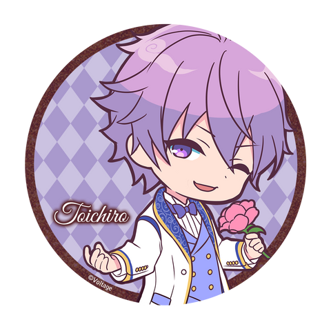 あやかし恋廻り【由利藤一郎】75mm缶バッジ(リアン1周年Ver.)