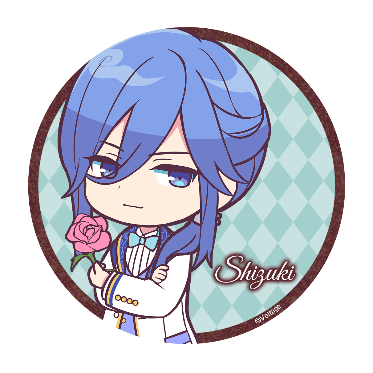 あやかし恋廻り【穏月】75mm缶バッジ(リアン1周年Ver.)