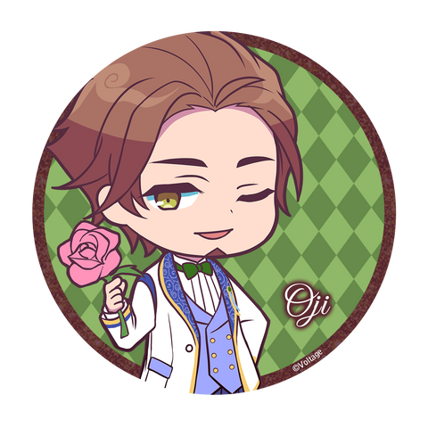 あやかし恋廻り【桜時】75mm缶バッジ(リアン1周年Ver.)