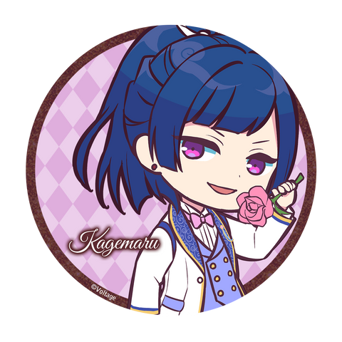 あやかし恋廻り【影丸】75mm缶バッジ(リアン1周年Ver.)