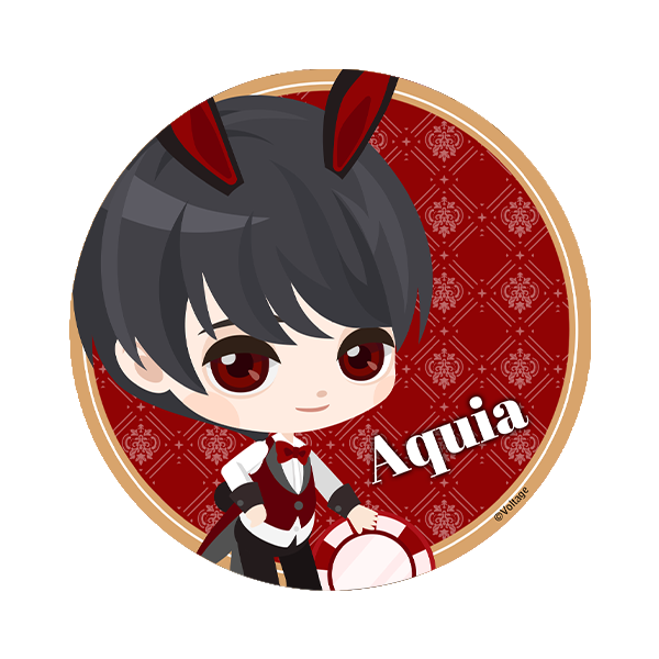 魔界王子と魅惑のナイトメア【アキア・モーナス】76mm缶バッジ