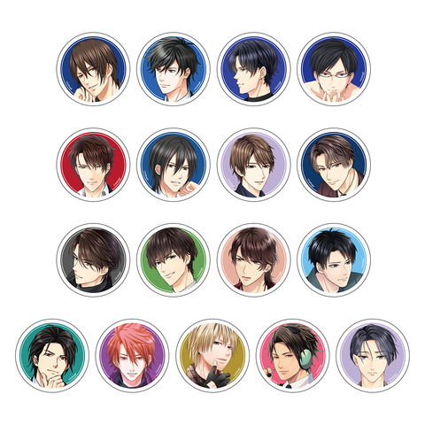 100シーンの恋+トレーディング缶バッジ Vol.15(総選挙2023_17位～33位)★グリッター仕様★