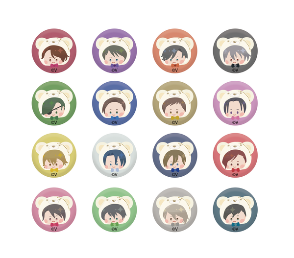 ★受注★天下統一恋の乱 Love Ballad(華)ころっとみにみに缶バッジセット(11周年Ver.)