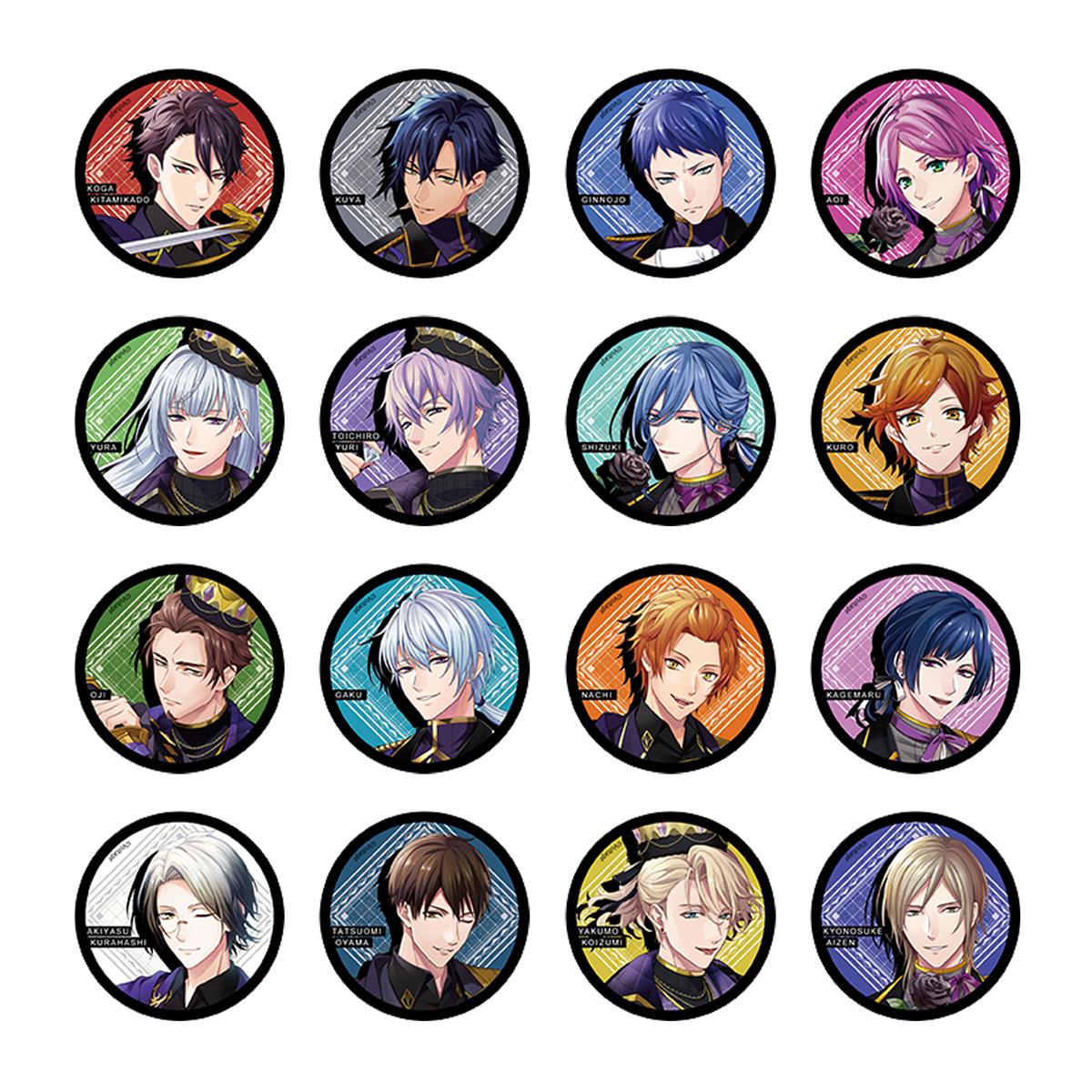 あやかし恋廻りトレーディング缶バッジ Vol.18★オーロラ仕様★