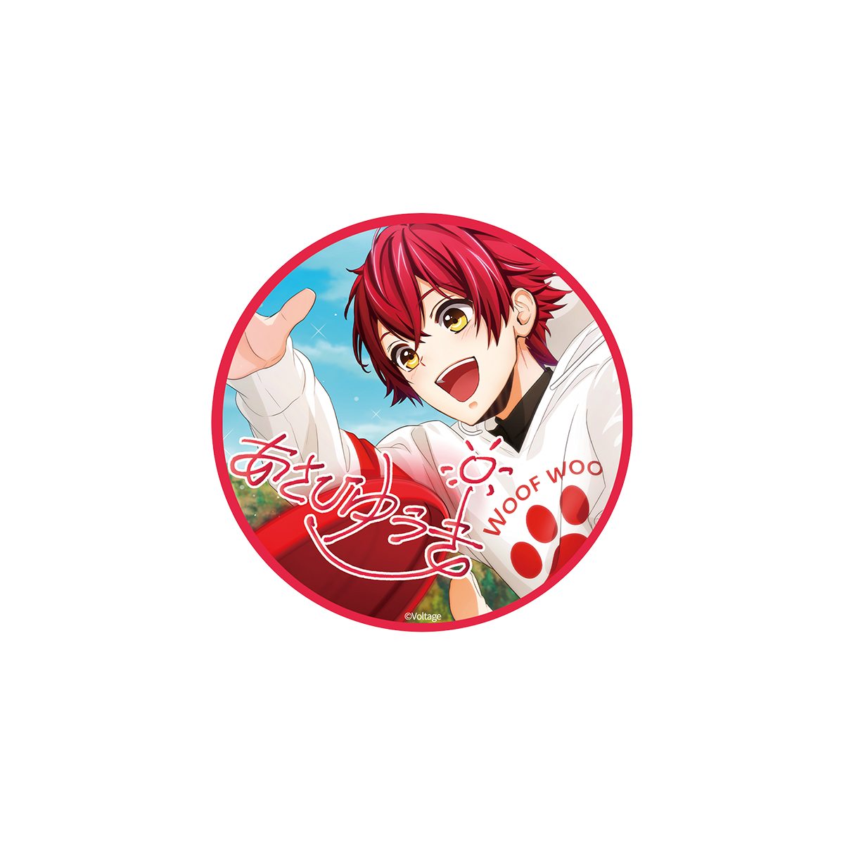 アニドルカラーズ【朝日悠希】76mm缶バッジ