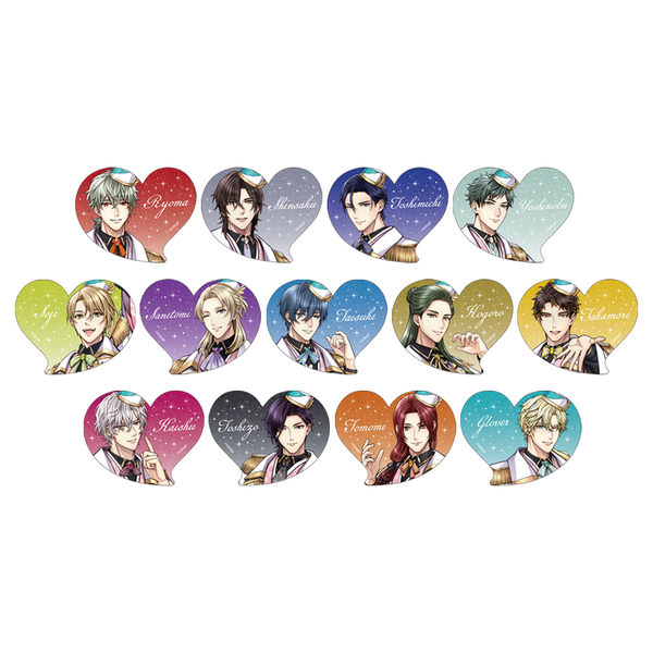 ★受注★幕末維新 天翔ける恋 ハートアクリルカードコレクション(5周年Ver.)