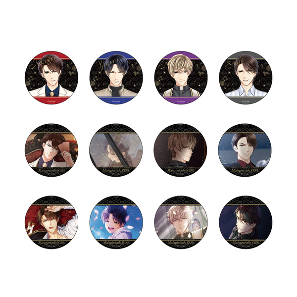 ★受注★マスカレードキス 缶バッジコレクション Vol.2